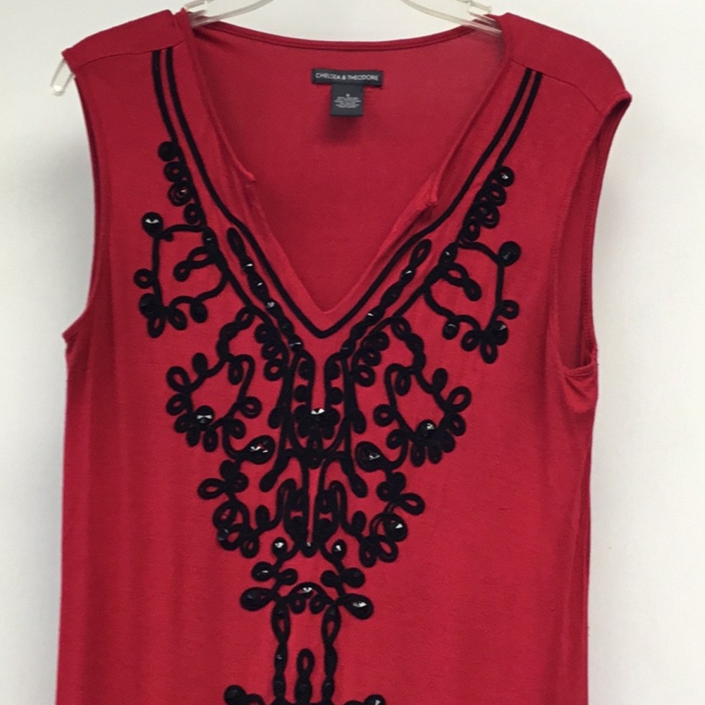 Chelsea &Theodore Red Dress Sm